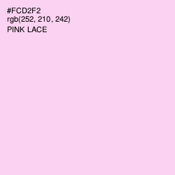 #FCD2F2 - Pink Lace Color Image